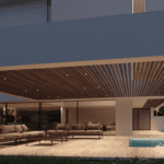 Private pool in luxury maisonette in Varkiza with lush garden