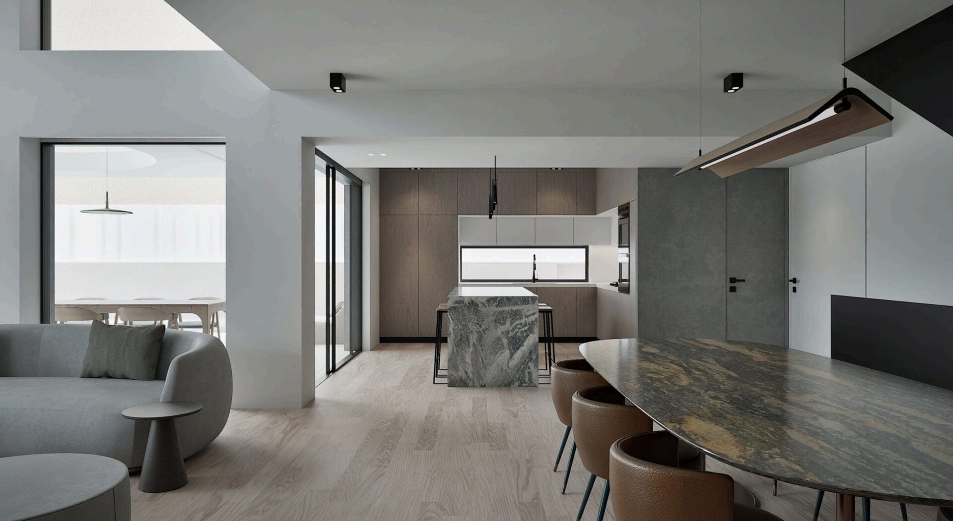 Luxury Ground Floor Maisonette with Private Yard and Pool in Vouliagmeni
