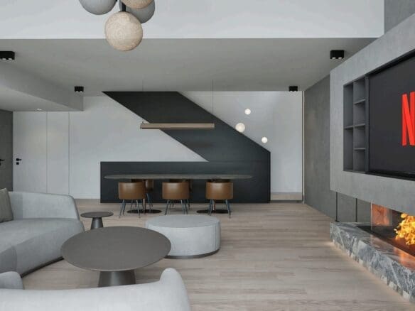 Luxury Ground Floor Maisonette with Private Yard and Pool in Vouliagmeni