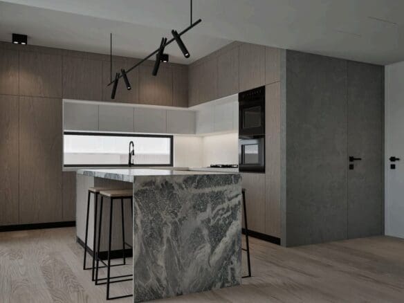Luxury Ground Floor Maisonette with Private Yard and Pool in Vouliagmeni