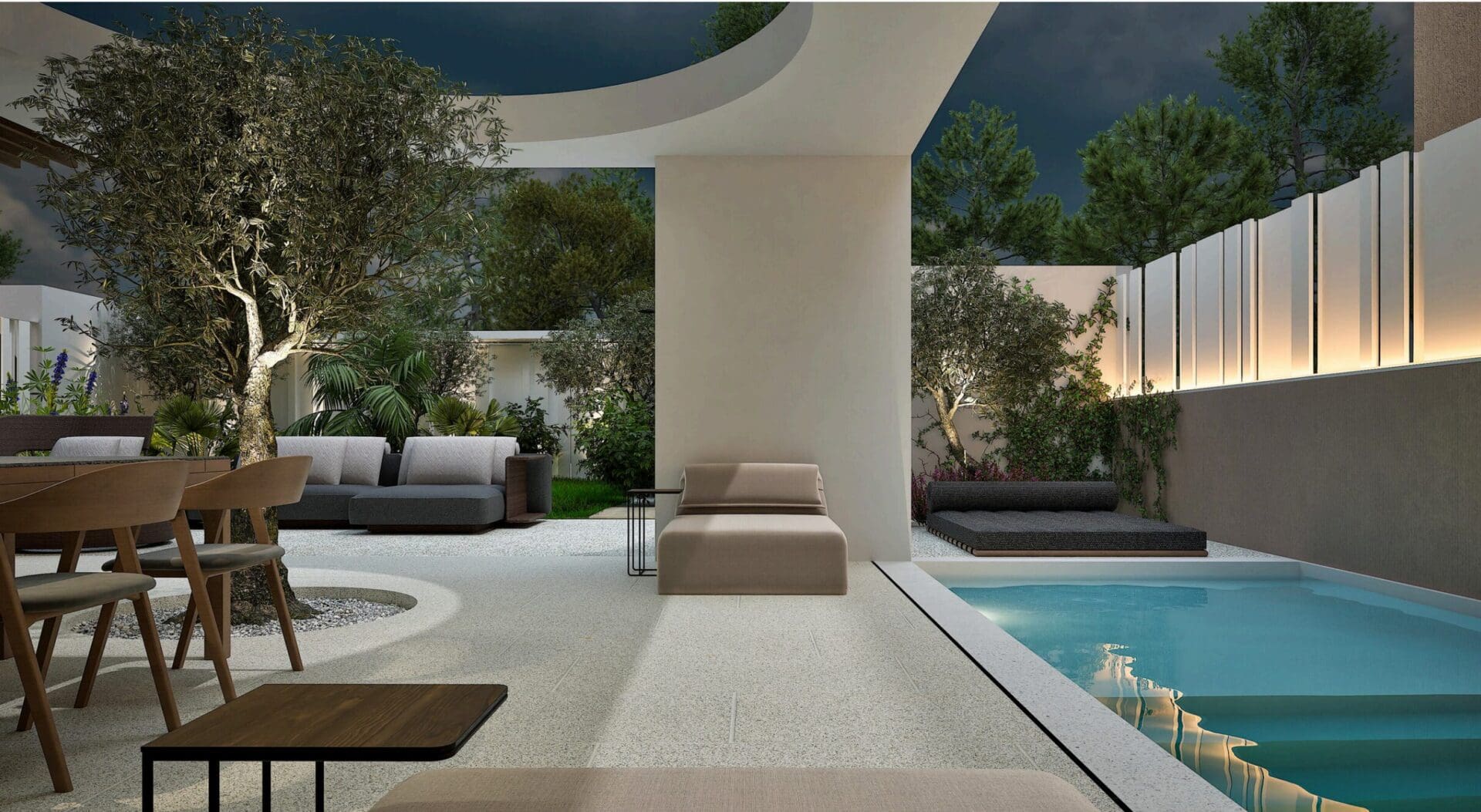 Luxury Ground Floor Maisonette with Private Yard and Pool in Vouliagmeni