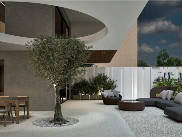 Luxury Ground Floor Maisonette with Private Yard and Pool in Vouliagmeni