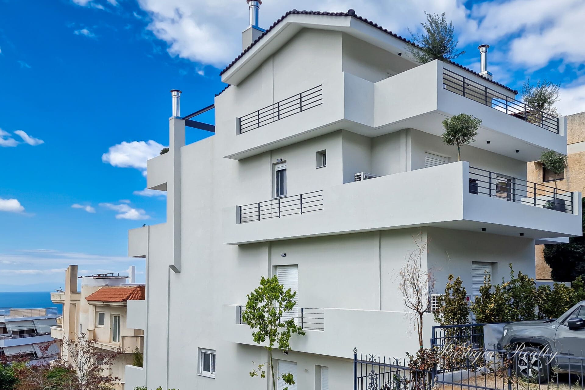 Elegant Penthouse Maisonette with Breathtaking Panoramic Sea Views in Voula