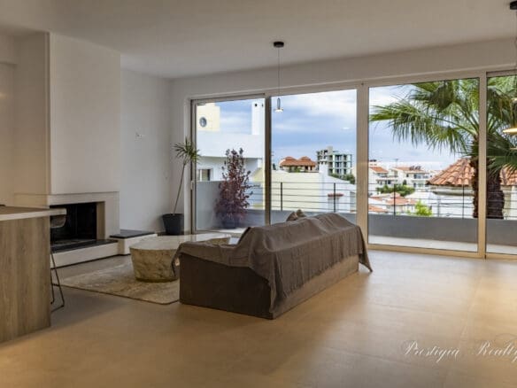 Stylish elevated Ground-Floor Apartment in Voula – Sunlit Spaces & Partial Sea Views | 111 sq.m.