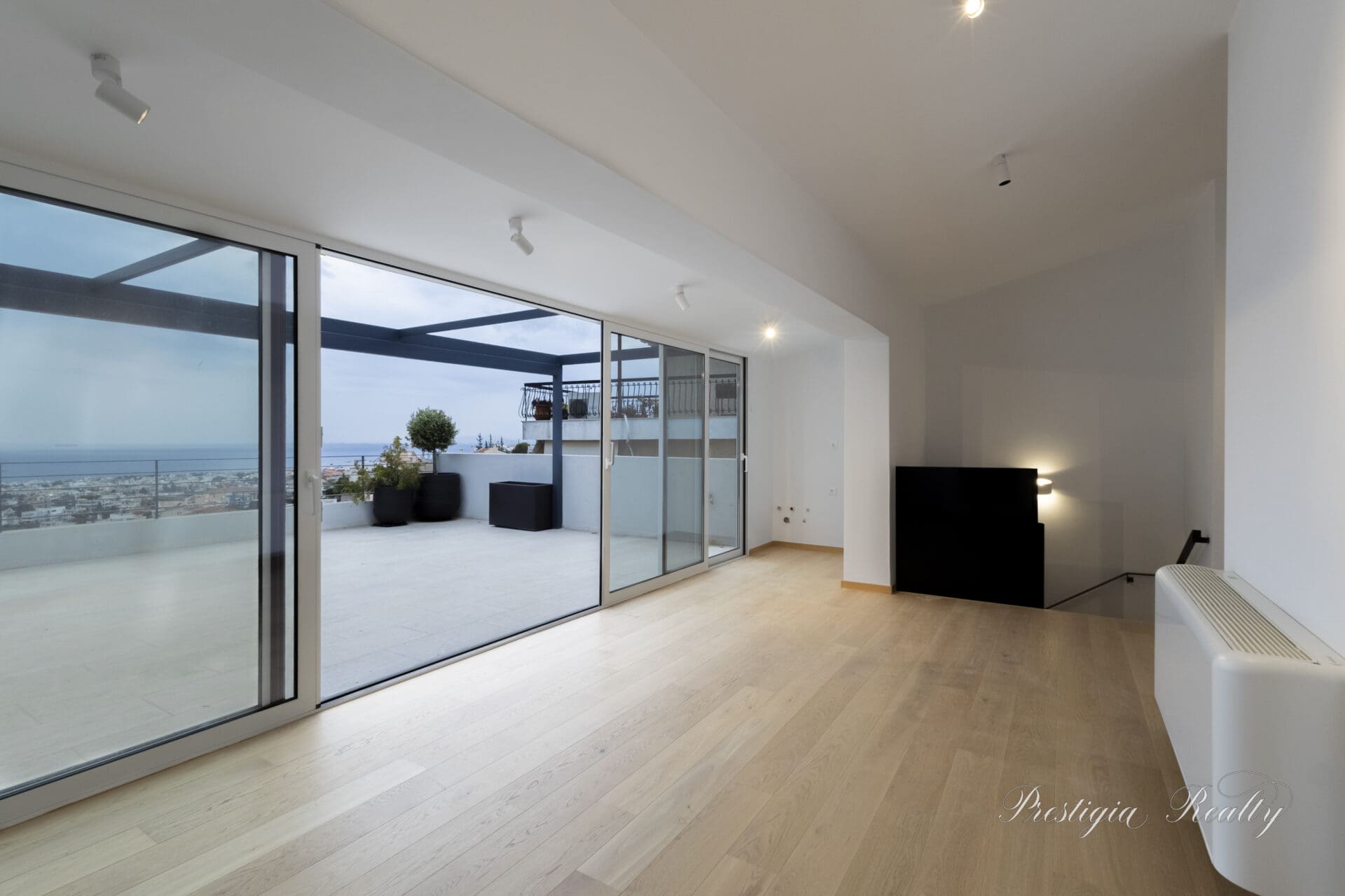 Elegant Penthouse Maisonette with Breathtaking Panoramic Sea Views in Voula