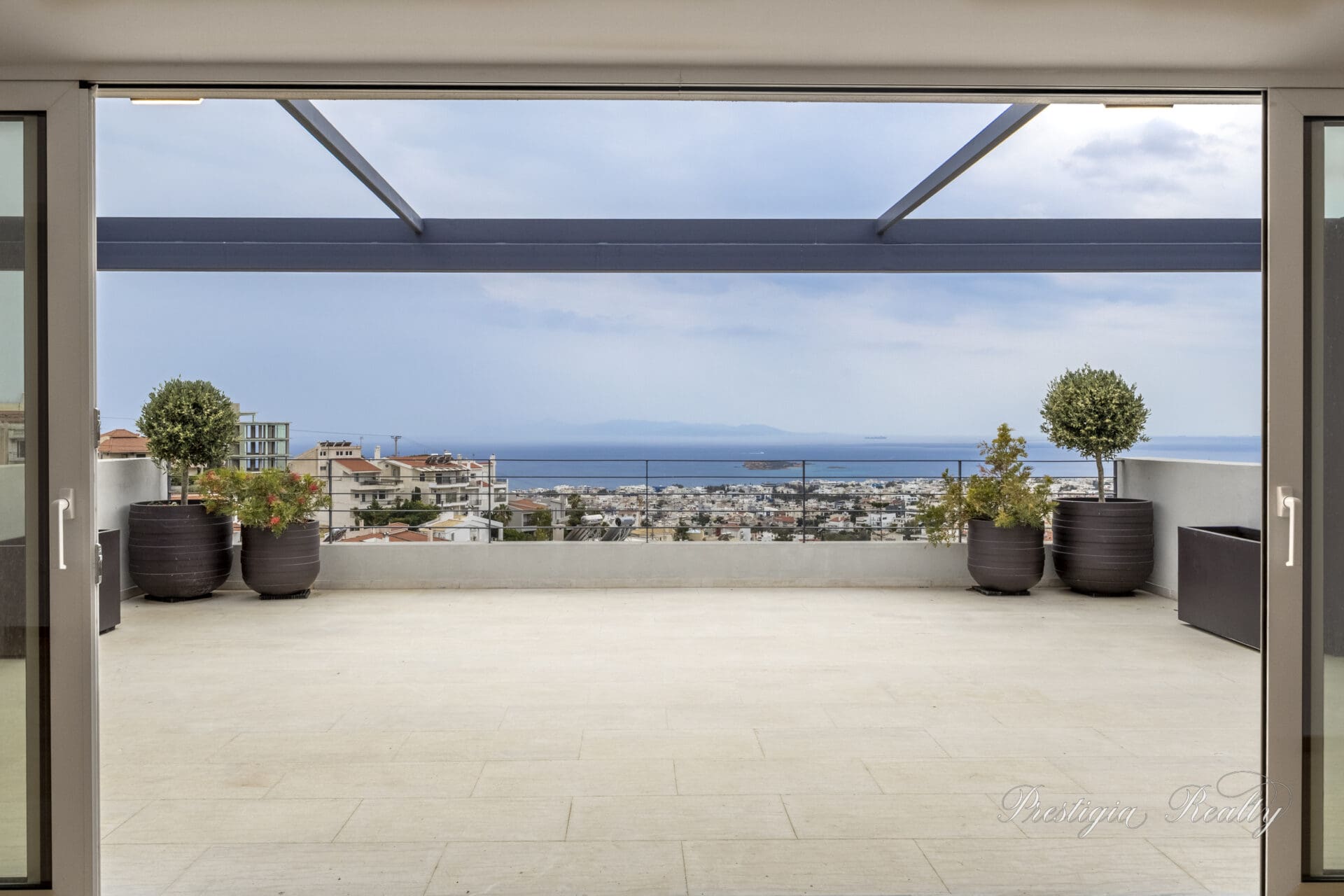 Elegant Penthouse Maisonette with Breathtaking Panoramic Sea Views in Voula