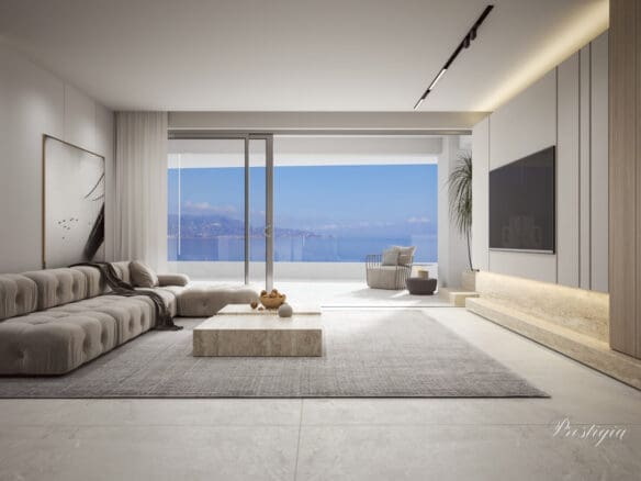 Modern 3-Bedroom Seafront Residence With Private Pool & Panoramic Views